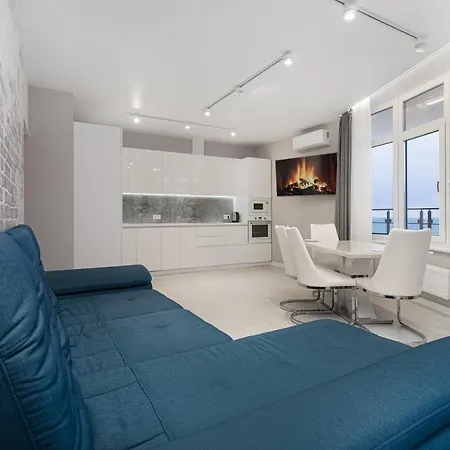 公寓 44 Pearl 1-bedroom Panoramic Sea View *